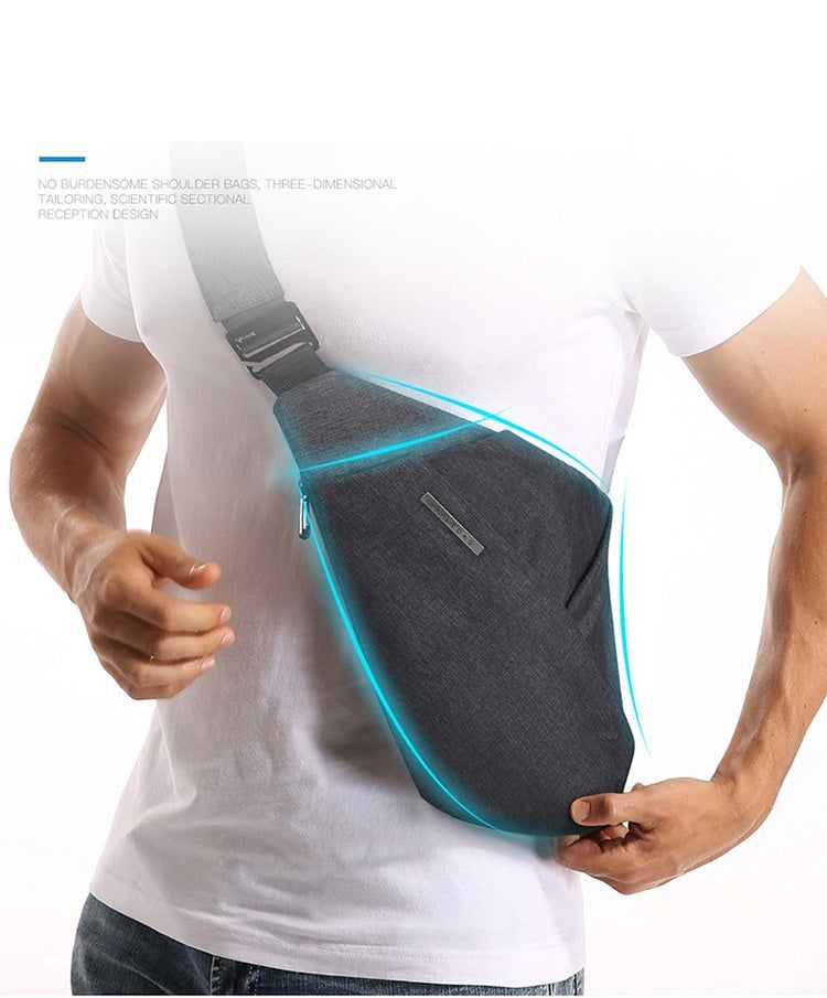 Crossbody Chest Bag - Multi-functional Anti-theft Digital Storage Bag