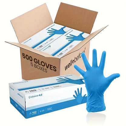Nitrile Disposable Gloves – Anti-Slip | 100pcs, Latex-Free, Powder-Free | Aquarium Cleaning & Pets (S,M,L)
