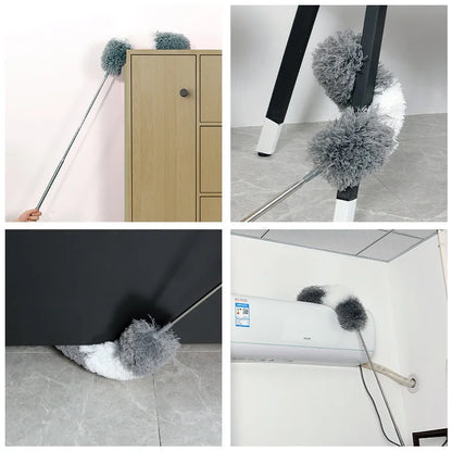 Microfiber Duster Brush – Extendable & Retractable Cleaning Tool for Car, Furniture, Gaps & Household Dusting