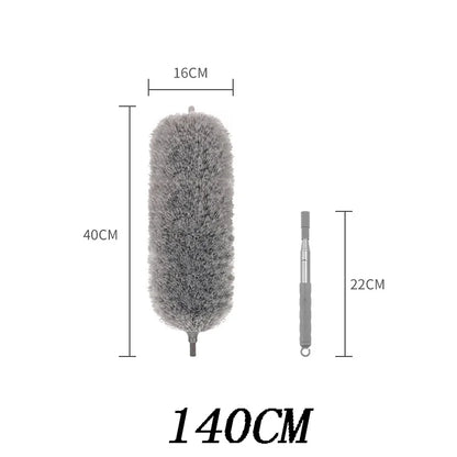 Microfiber Duster Brush – Extendable & Retractable Cleaning Tool for Car, Furniture, Gaps & Household Dusting