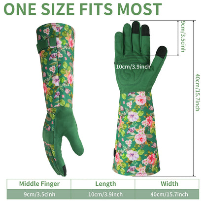 Long Sleeve Gardening Gloves for Women – Durable, Breathable, Thorn-Proof Protection for Rose, Garden, Yard & Outdoor Work