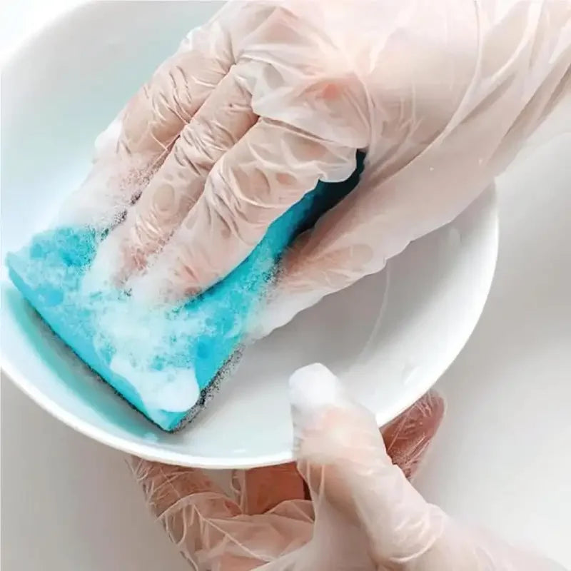 Disposable Vinyl Gloves Clear | Powder-Free, Latex-Free, Non-Sterile, 2.75 Mil | Industrial & Food Safe