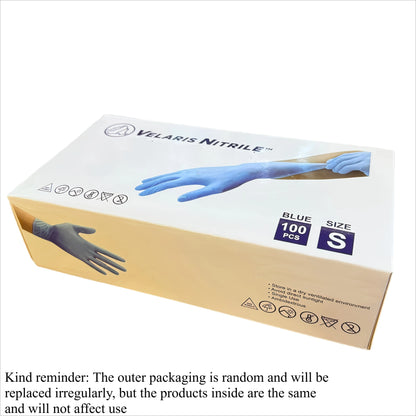 Nitrile Disposable Gloves – Anti-Slip | 100pcs, Latex-Free, Powder-Free | Aquarium Cleaning & Pets (S,M,L)
