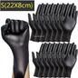 Black Nitrile Disposable Gloves 100 Count – Powder-Free, Latex-Free, Touchscreen Compatible, Multi-Purpose